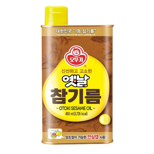 옛날참기름(캔) 450ML