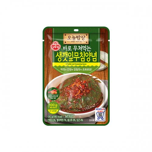 오늘밥상 생깻잎무침양념 100G