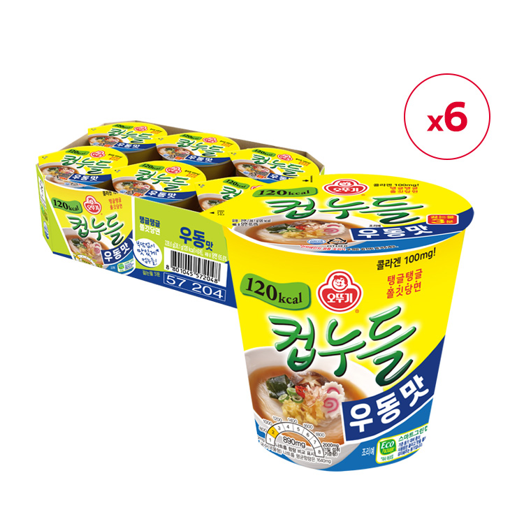 컵누들 우동맛 컵 (38.1GX6)