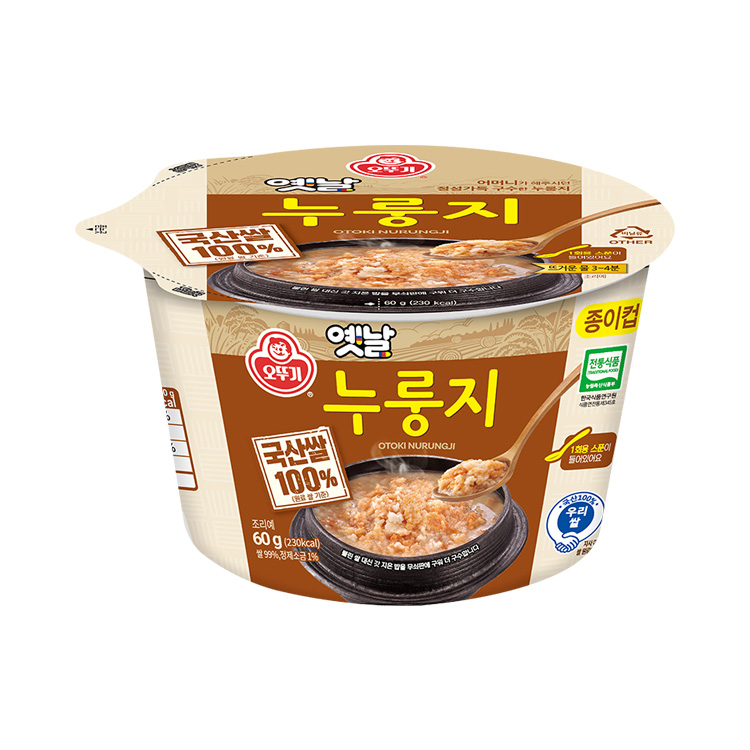 옛날 구수한누룽지(용기) 60G