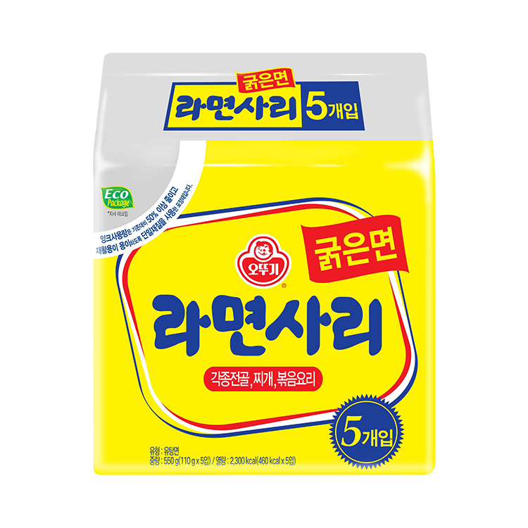 라면사리 굵은면 (110GX5)