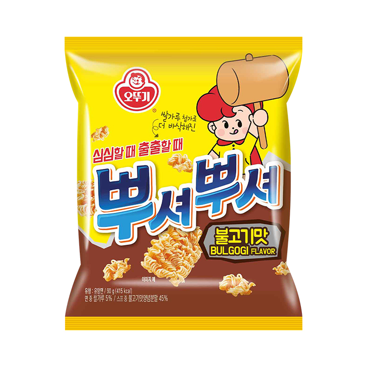 뿌셔뿌셔 불고기맛 90G