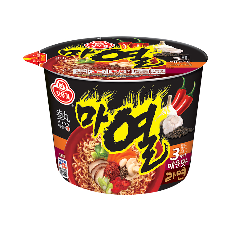 마열라면 용기 105G