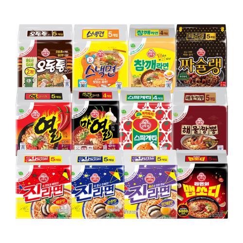[99마켓]라면 멀티팩 5개 골라담기