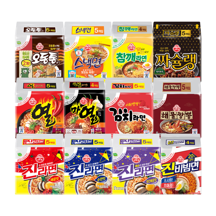 [99마켓]라면 멀티팩 5개 골라담기