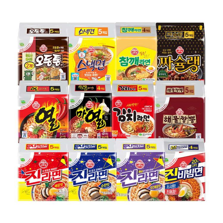 [99마켓]라면 멀티팩 5개 골라담기