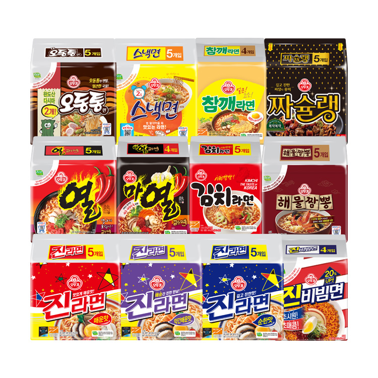 [99마켓]라면 멀티팩 5개 골라담기
