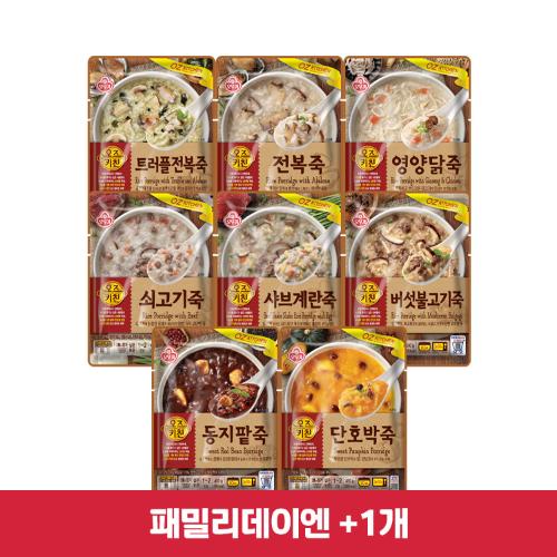 (패밀리데이엔+1개)[99마켓]오즈키친 죽 5개 골라담기