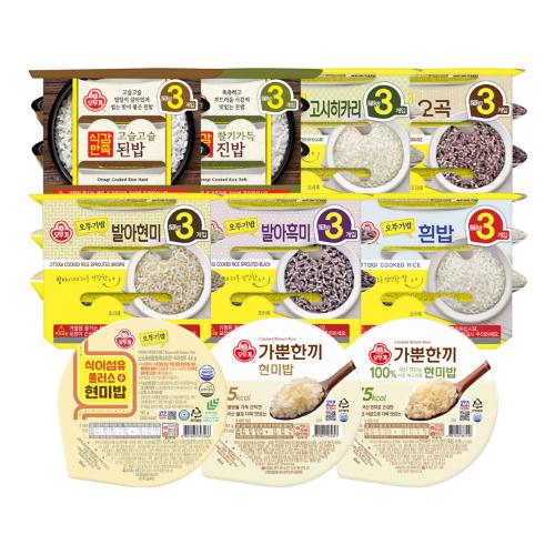 [99마켓]맛있는 오뚜기밥 3입 3개 골라담기