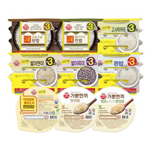 [99마켓]맛있는 오뚜기밥 3입 3개 골라담기