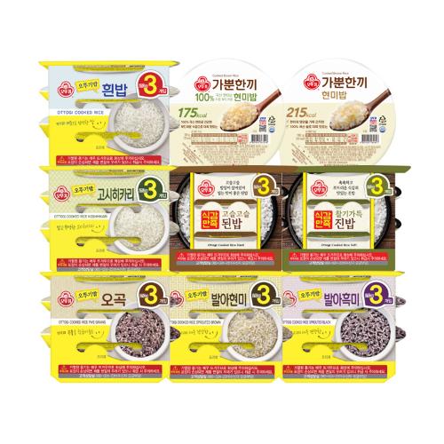 [99마켓]맛있는 오뚜기밥 3입 6개 골라담기