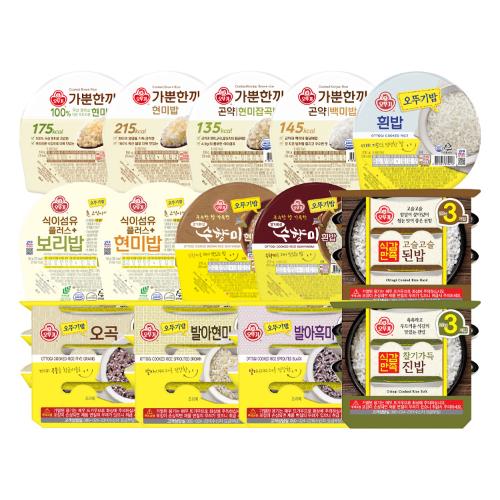 [99마켓]맛있는 오뚜기밥 3입 6개 골라담기