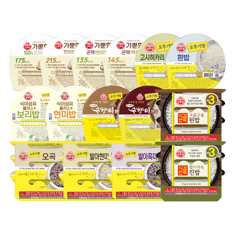 [99마켓]맛있는 오뚜기밥 3입 6개 골라담기