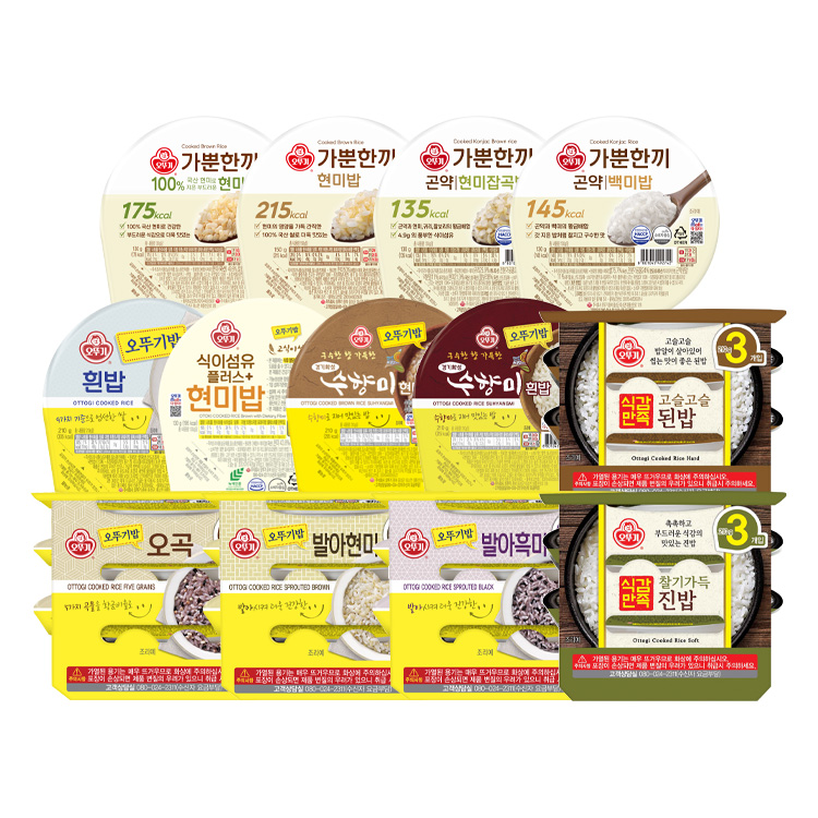 [99마켓]맛있는 오뚜기밥 3입 6개 골라담기