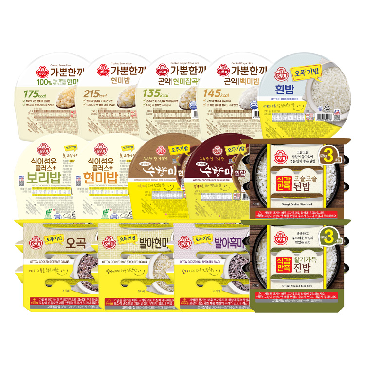 [99마켓]맛있는 오뚜기밥 3입 6개 골라담기