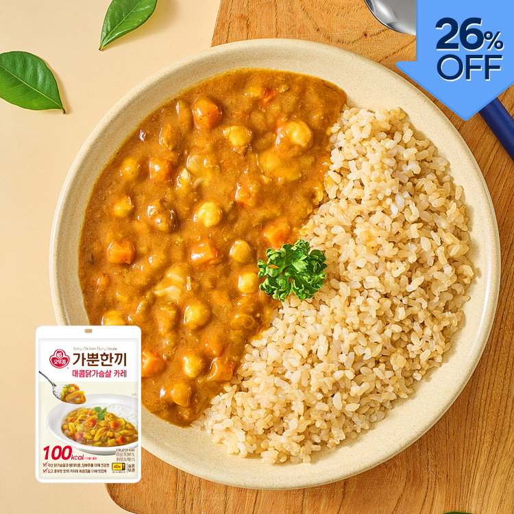 가뿐한끼 매콤닭가슴살카레 130G