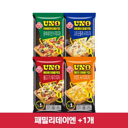 (패밀리데이엔+1개)[99마켓]UNO 사각피자 5개 골라담기