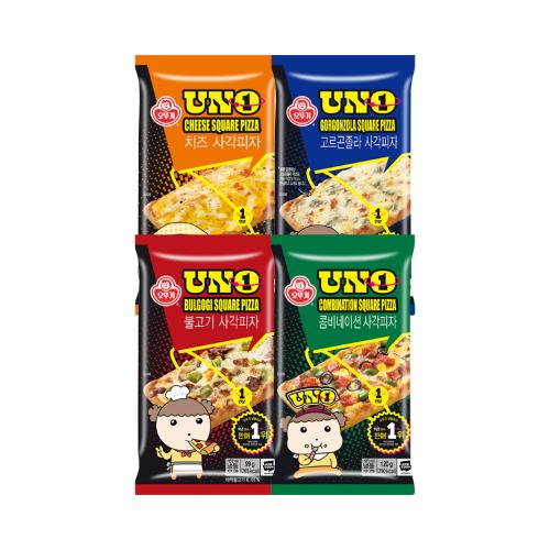 [99마켓] UNO 사각피자 4개 골라담기