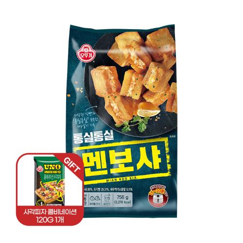 [UNO 사각피자 콤비네이션 120G 1개 증정] 통실통실 멘보샤 756G