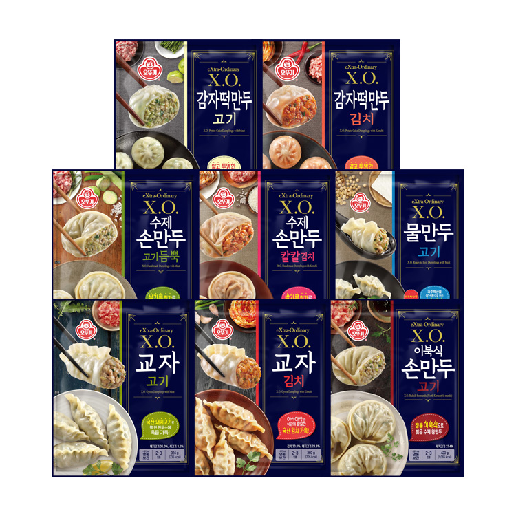 [99마켓]X.O. 만두 총 6봉 골라담기