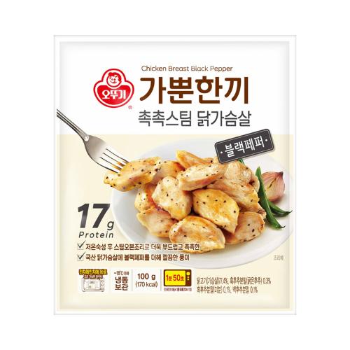 가뿐한끼 촉촉스팀 닭가슴살 블랙페퍼 100G