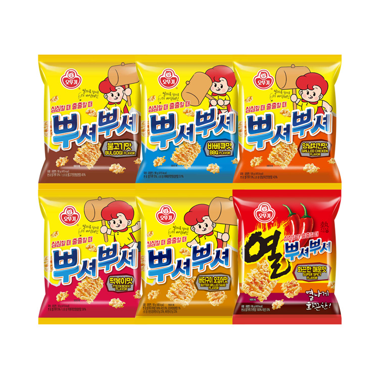 뿌셔뿌셔 6종 골라담기 (선택)