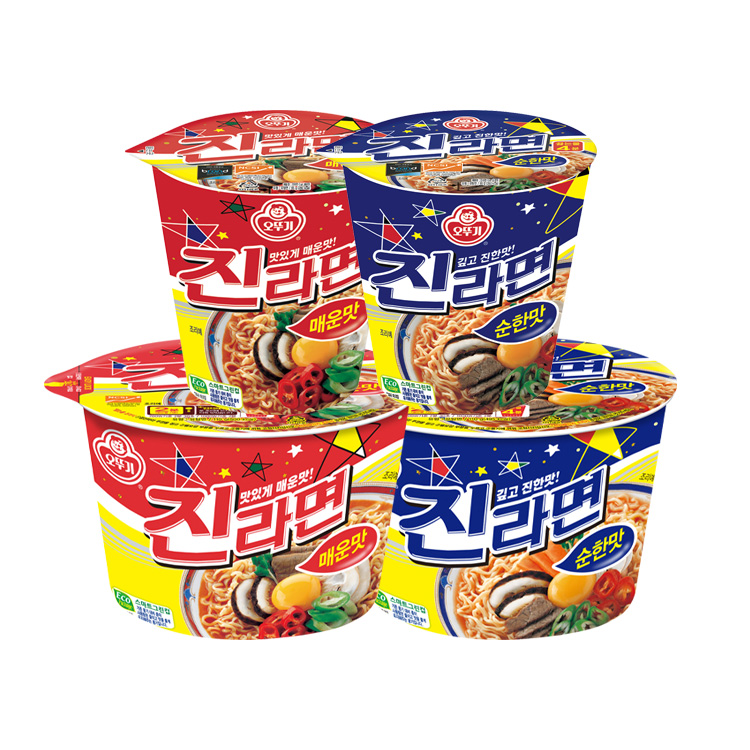 진라면 순한맛/매운맛 컵라면 골라담기 (선택)