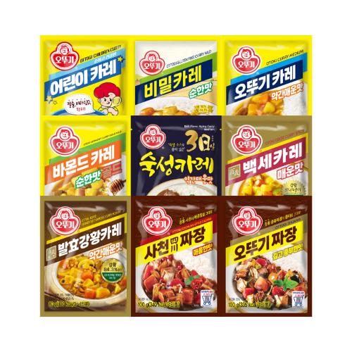 [99마켓]분말 카레/짜장 4개 골라담기