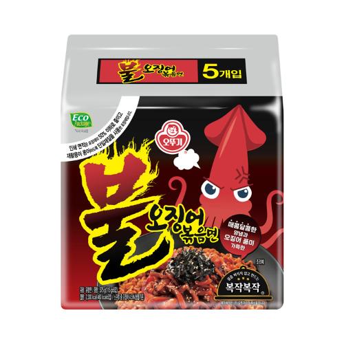 [이달의신제품15%할인] 불오징어볶음면 (115GX5)