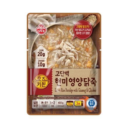[이달의신제품15%할인] 오즈키친 고단백 현미영양닭죽 400G