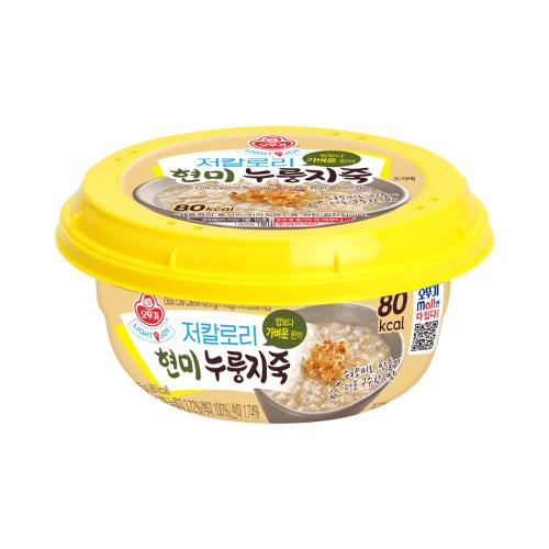 [이달의신제품15%할인] LIGHT&JOY 저칼로리현미누룽지죽 215G