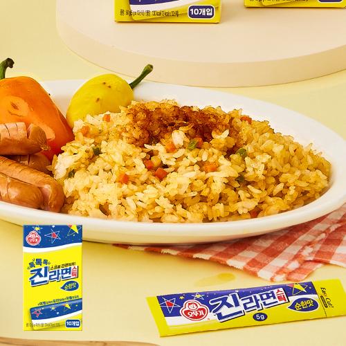 [이달의신제품15%할인] 톡톡톡 진라면 스틱 순한맛(10T) 50G