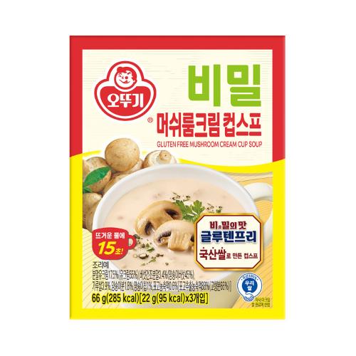 [이달의신제품 15%할인] 비밀 머쉬룸크림컵스프 (22GX3)
