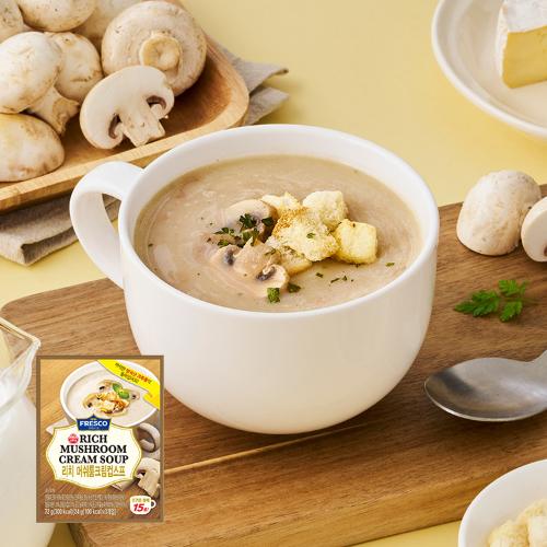 [이달의신제품15%할인] 프레스코 리치머쉬룸크림 컵스프(24GX3)