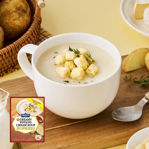 [이달의신제품15%할인] 프레스코 크리미포테이토크림 컵스프(24GX3)