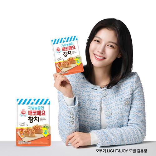 [이달의신제품 15%할인] LIGHT&JOY 지방을 줄인 매코매요참치(파우치) 95G