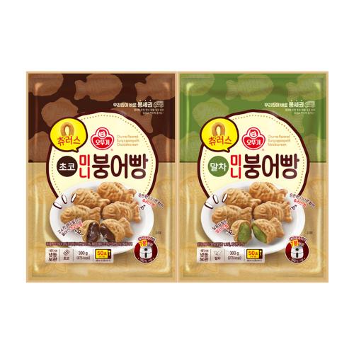 [이달의신제품 15%할인] 츄러스 미니붕어빵 2종 골라담기 (초코/말차)