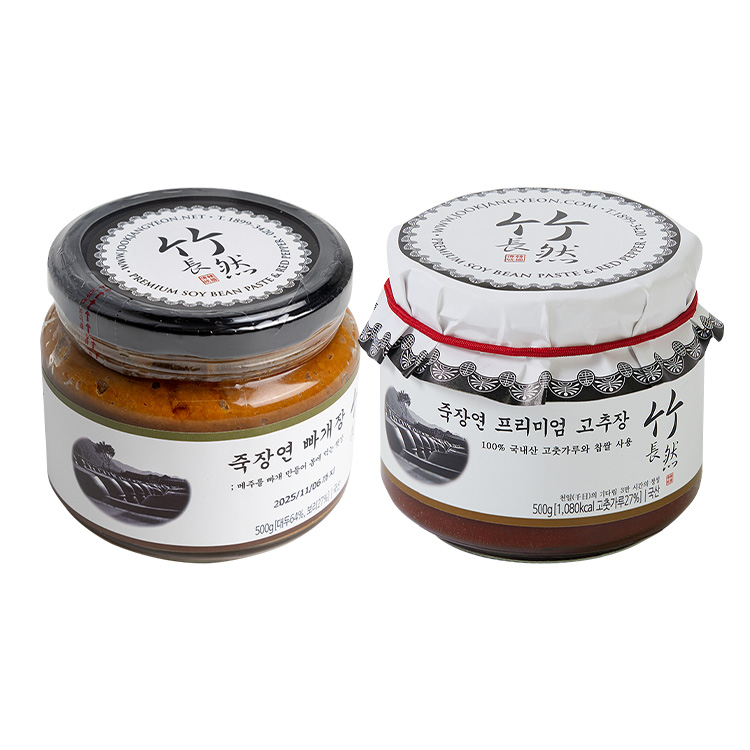 죽장연 오뚜기세트 (빠개장500g+고추장500g)