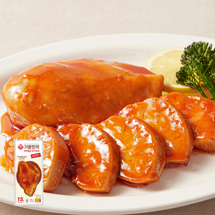 가뿐한끼 촉촉통살 닭가슴살  닭강정맛 100G