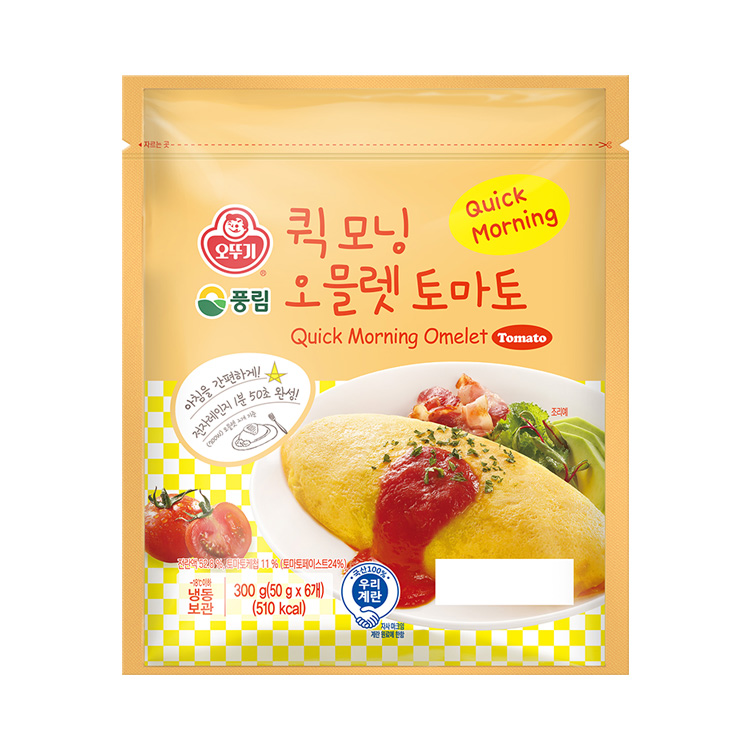 [이달의신제품 15%할인] 퀵모닝 오믈렛 토마토 300G