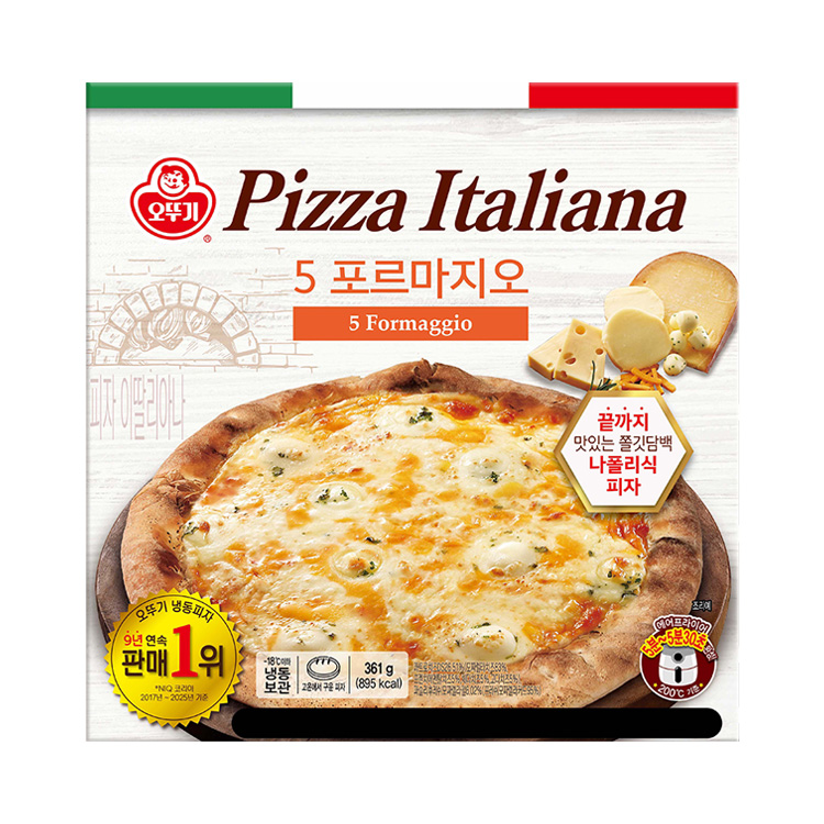 [이달의신제품 15%할인]피자 이딸리아나 5 포르마지오 361G
