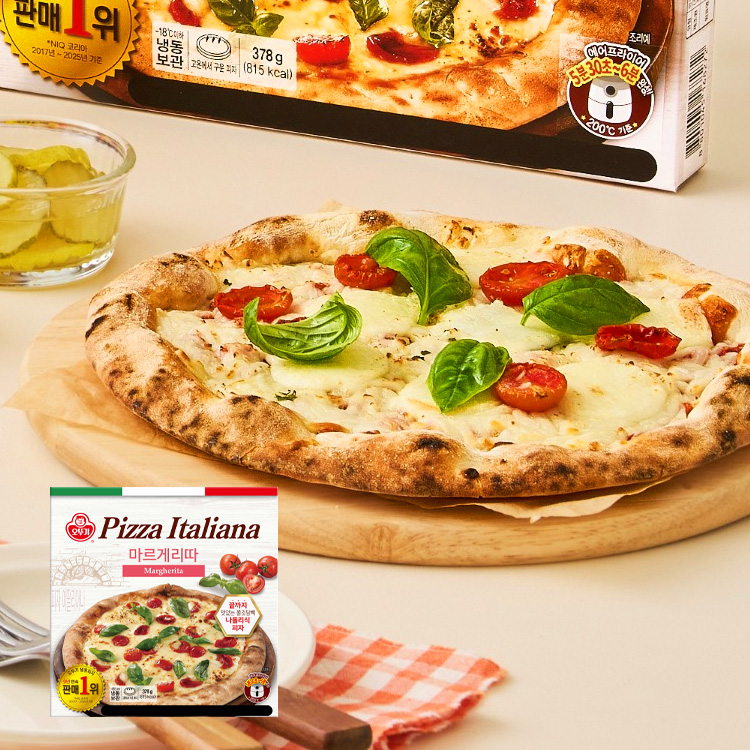 [이달의신제품 15%할인]피자 이딸리아나 마르게리따 378G