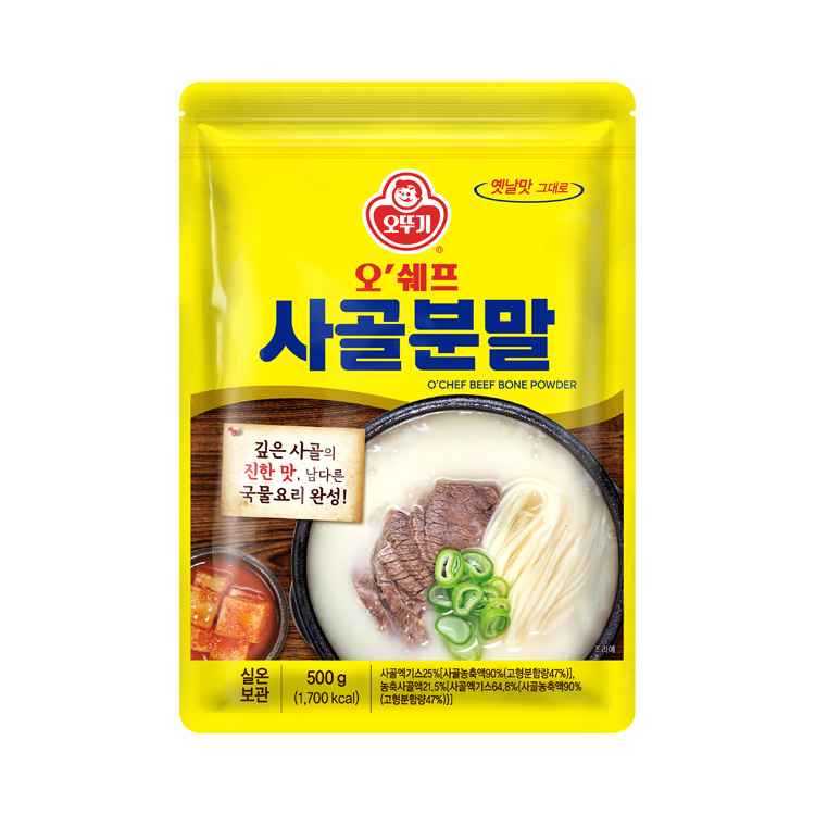 [이달의신제품 15%할인] 오쉐프 사골분말 500g
