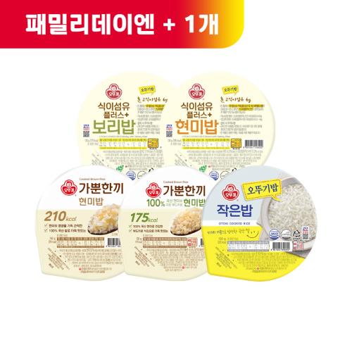 (패밀리데이엔+1)[99마켓] 오뚜기밥 작은밥 3입 3개 골라담기