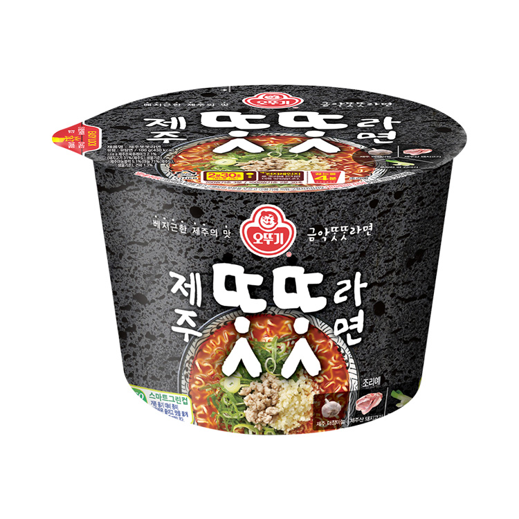 제주똣똣라면 용기 100G