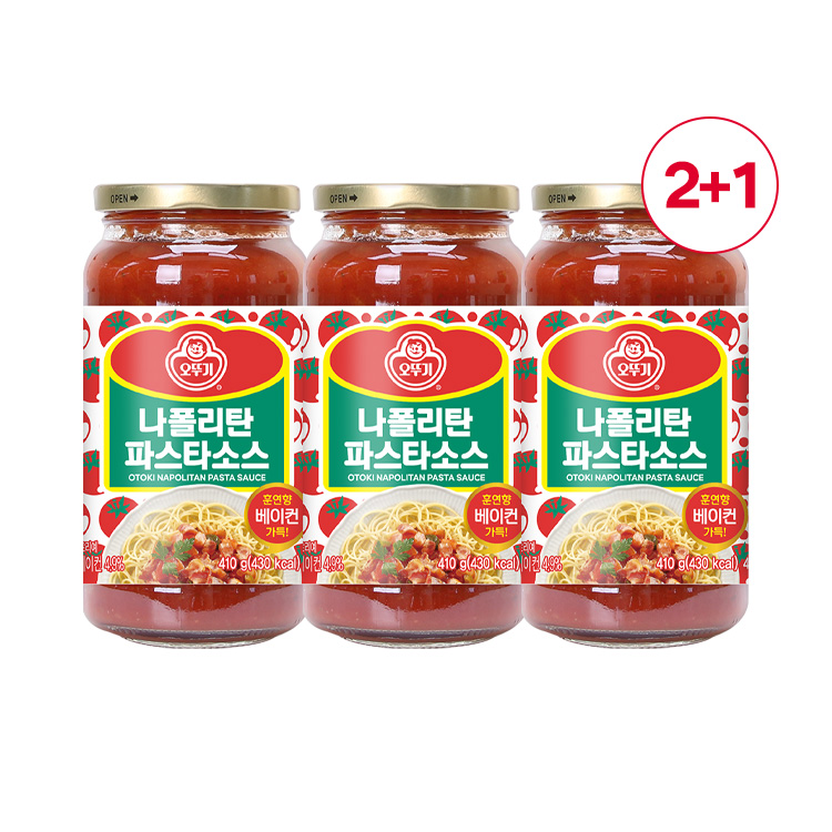 [투쁠원] 나폴리탄 파스타소스 410G 2+1