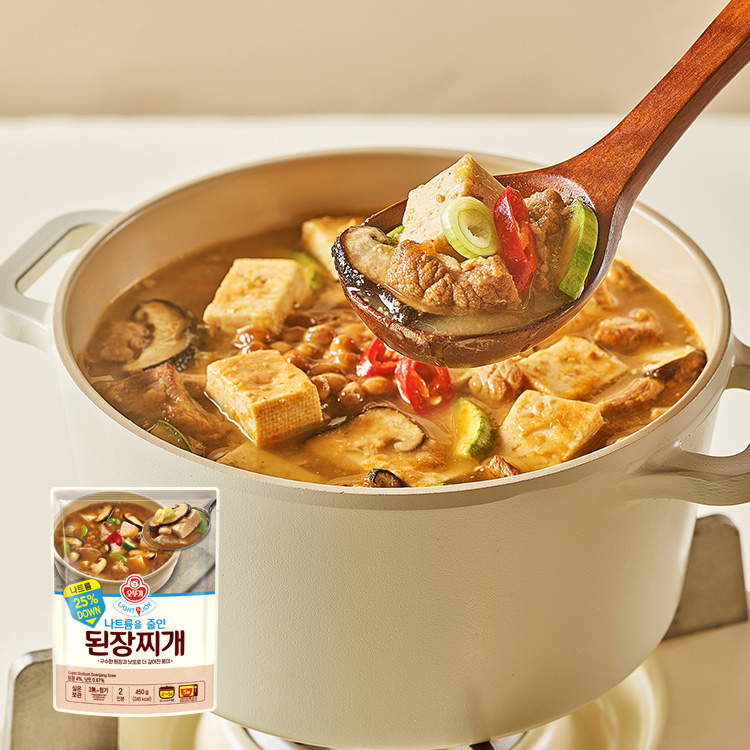 [이달의신제품 15%할인] LIGHT&JOY 나트륨을 줄인 된장찌개 450G