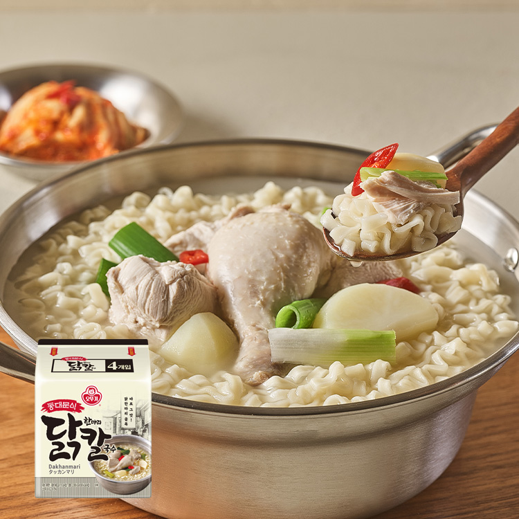 [이달의신제품 15%할인]동대문식 닭한마리칼국수 (115GX4)